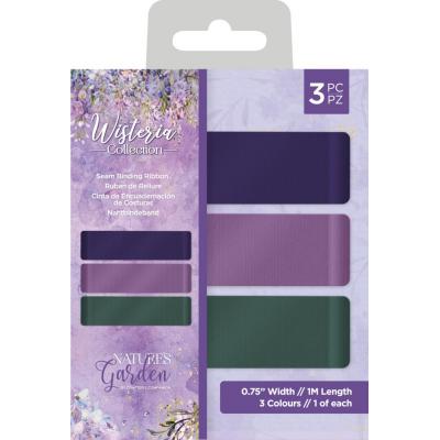 Crafter's Companion Wisteria Band - Seam Binding Ribbon